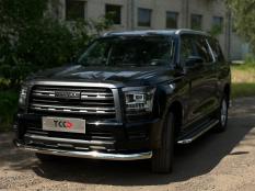 Пороги и боковые трубы на Haval H5 фото 8