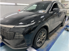 Пороги и боковые трубы на Haval F7 фото 7
