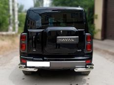 Защита заднего бампера на Haval H9 фото 3