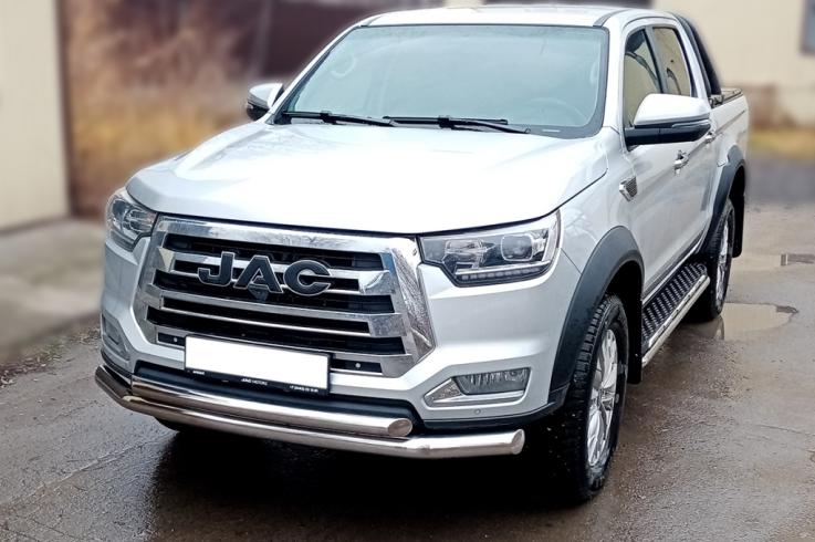 Защита переднего бампера на Jac T8 Pro фото 1
