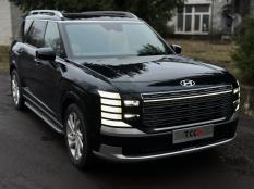 Пороги и боковые трубы на Hyundai Palisade фото 6
