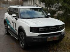 Пороги и боковые трубы на Jetour T1 фото 4