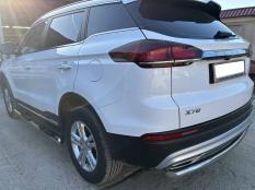 Защита заднего бампера на Geely / Belgee Atlas Pro / X70 фото 5