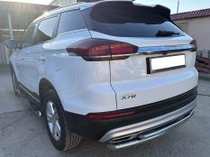 Защита заднего бампера на Geely / Belgee Atlas Pro / X70 фото 4