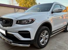 Пороги и боковые трубы на Geely / Belgee Atlas Pro / X70 фото 6