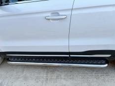 Пороги и боковые трубы на Geely / Belgee Atlas Pro / X70 фото 7