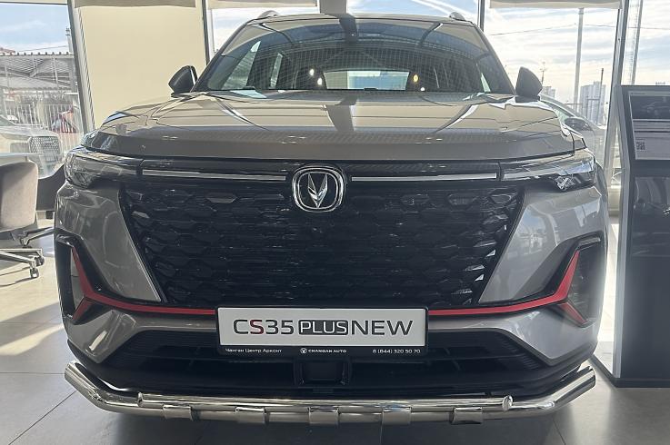 Защита переднего бампера на Changan CS35 PLUS фото 1