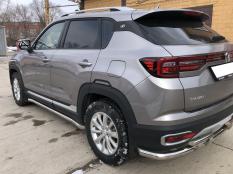 Пороги и боковые трубы на Changan CS35 PLUS фото 4