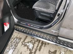 Пороги и боковые трубы на Changan CS35 PLUS фото 6
