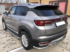 Пороги и боковые трубы на Changan CS35 PLUS фото 7