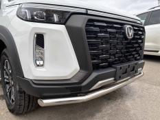 Защита переднего бампера на Changan Hunter Plus фото 5