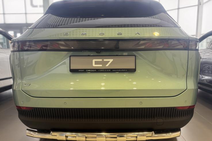 Защита заднего бампера на Chery Omoda C7 фото 1
