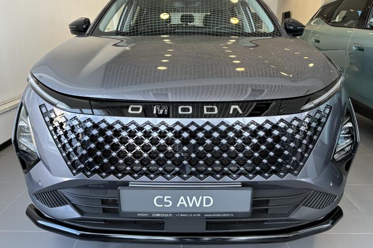 Защита переднего бампера на Chery Omoda C5 фото 1