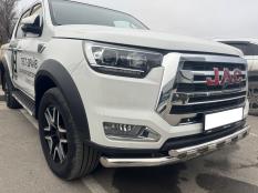 Защита переднего бампера на Jac T8 Pro фото 4