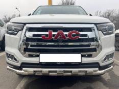 Защита переднего бампера на Jac T8 Pro фото 5