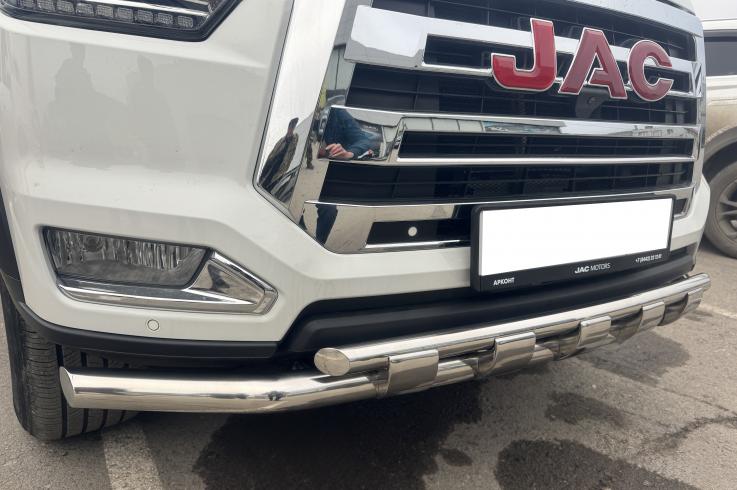 Защита переднего бампера на Jac T8 Pro фото 1