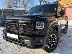 Защита переднего бампера на Haval H9 фото 4