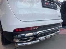 Защита заднего бампера на Jetour X90 Plus фото 5