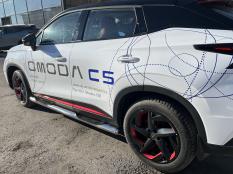 Пороги и боковые трубы на Chery Omoda C5 фото 7