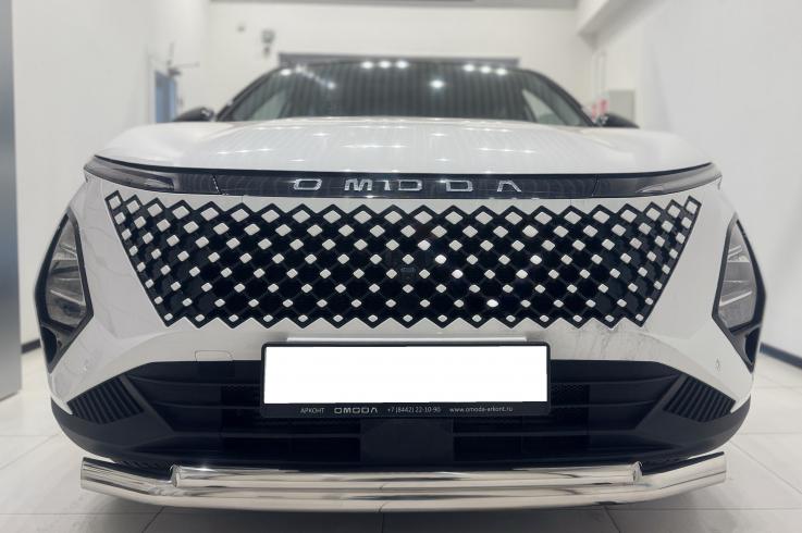 Защита переднего бампера на Chery Omoda C5 фото 1