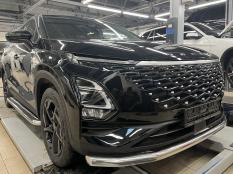 Пороги и боковые трубы на Chery Omoda C5 фото 6