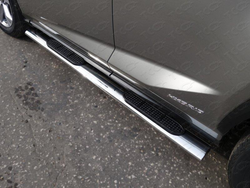 Пороги и боковые трубы на Lexus NX 200 фото 93