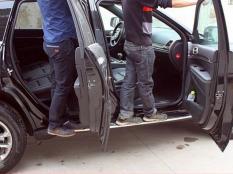 Пороги и боковые трубы на Jeep Grand Cherokee фото 14