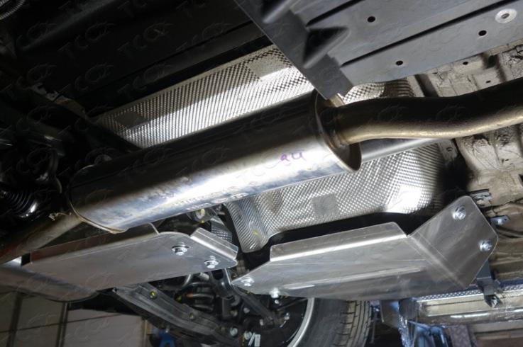 Защита картера двигателя и КПП на Hyundai Tucson фото 1