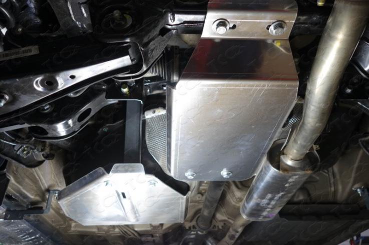 Защита картера двигателя и КПП на Hyundai Tucson фото 1