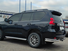 Пороги и боковые трубы на Toyota Land Cruiser Prado 150 фото 9