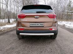 Защита заднего бампера на Kia Sportage  фото 3