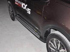 Пороги и боковые трубы на Kia Sportage  фото 16