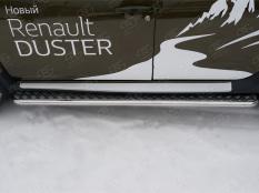 Пороги и боковые трубы на Renault Duster фото 6