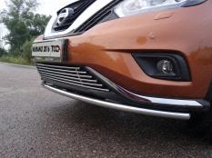 Защита переднего бампера на Nissan Murano фото 3