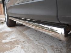 Пороги и боковые трубы на Mazda CX-5 фото 6
