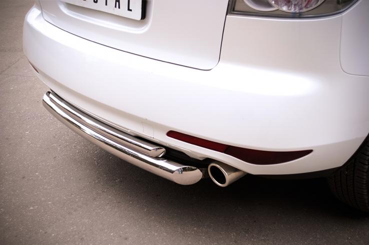 Защита заднего бампера на Mazda CX 7 фото 1