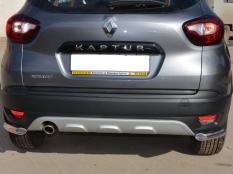 Защита заднего бампера на Renault Kaptur фото 5