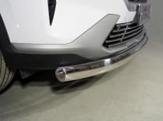Защита переднего бампера на Hyundai Santa Fe фото 5