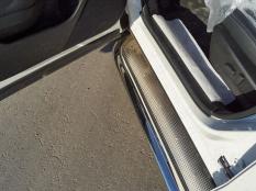 Пороги и боковые трубы на Subaru Forester фото 3