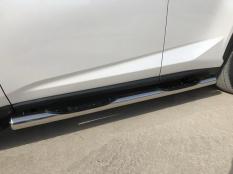 Пороги и боковые трубы на Lexus NX 200 фото 7