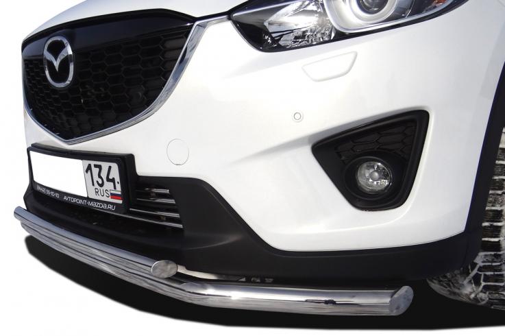 Защита переднего бампера на Mazda CX-5 фото 1