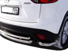 Защита заднего бампера на Mazda CX-5 фото 5