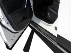 Пороги и боковые трубы на Mazda CX-5 фото 3