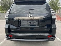 Защита заднего бампера на Toyota Land Cruiser Prado 150 фото 11