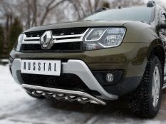 Защита переднего бампера на Renault Duster фото 5